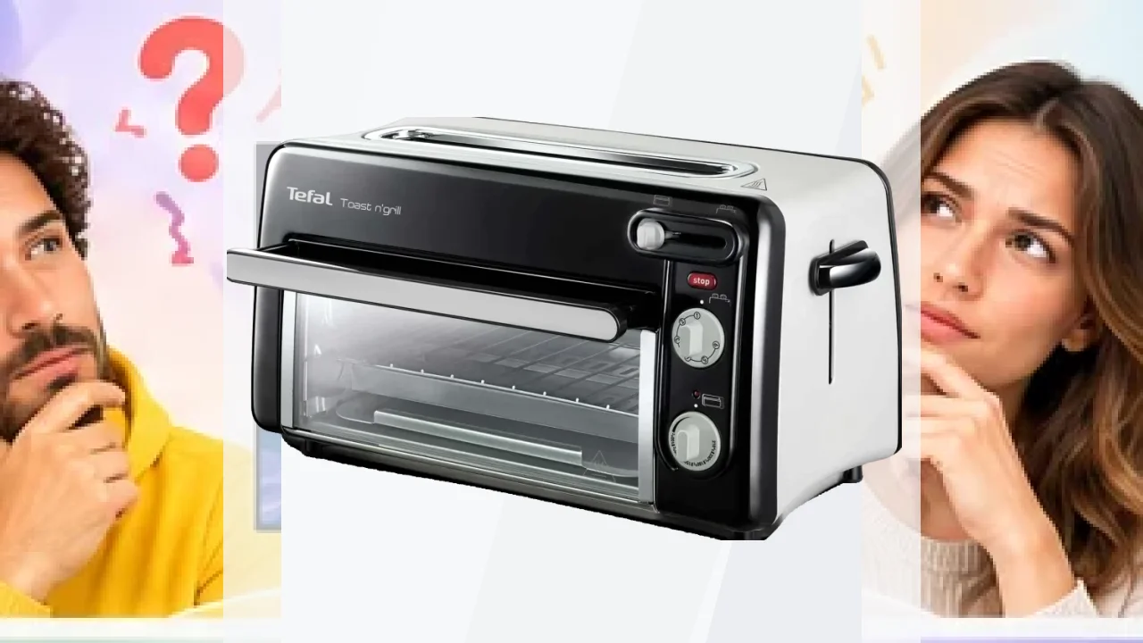 Horno tostador Tefal Toast n' Grill 1300W 2 rebanadas Negro TL6008