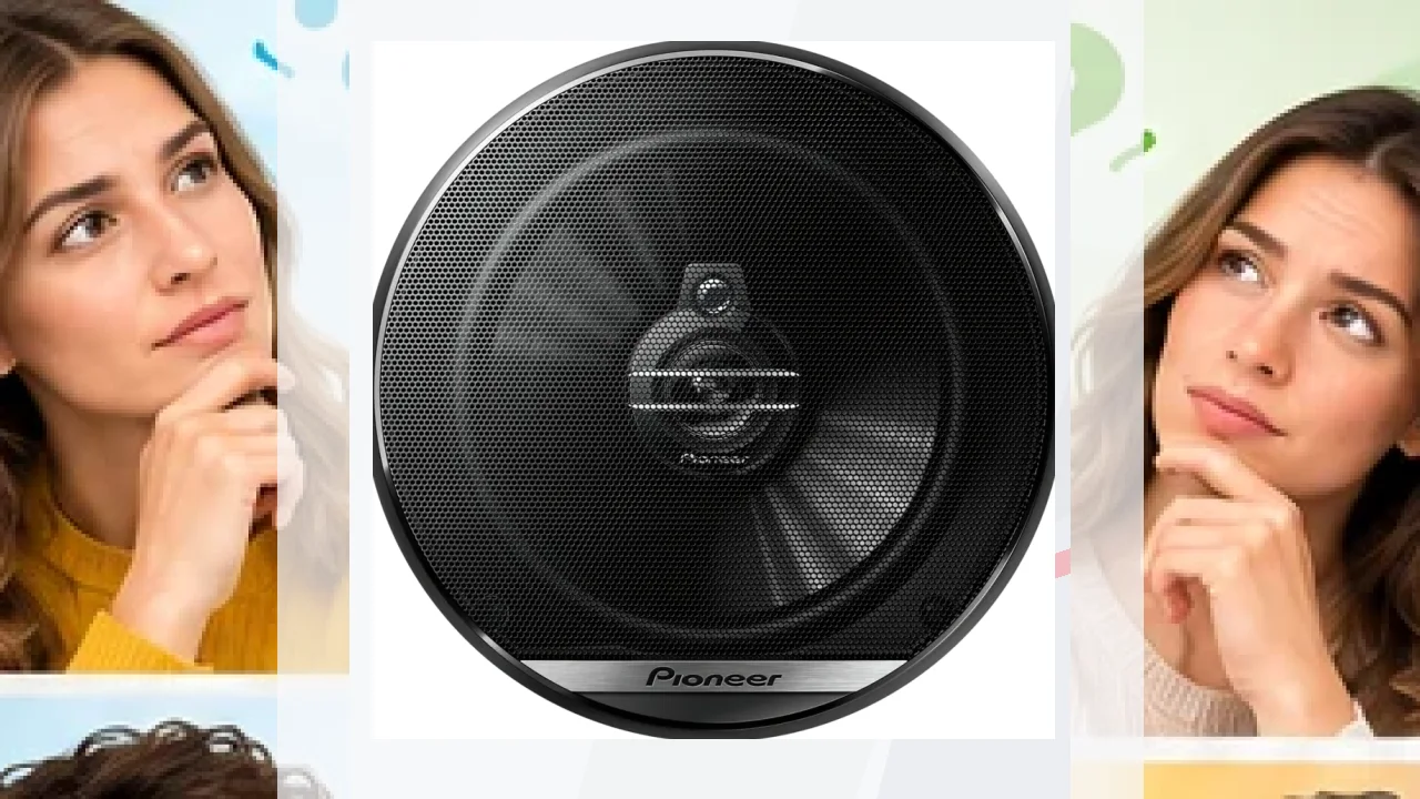 Altavoces de coche Pioneer 3 vías 40W RMS / 300W máx Negro TS-G1730F