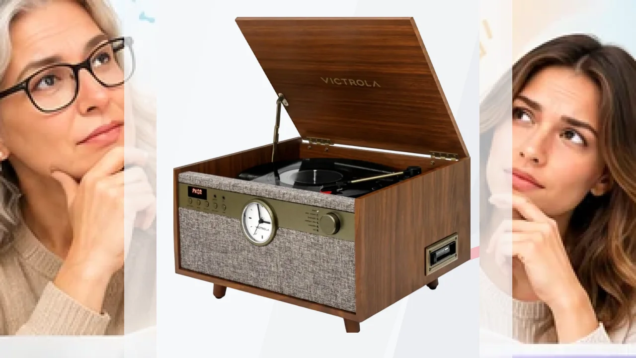Tocadiscos Victrola Century Signature+ 6-in-1 Music Center Bluetooth