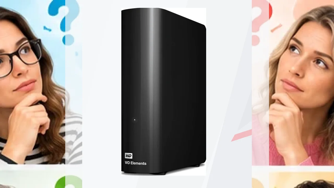Western Digital WD Elements Desktop 20 TB HDD Externo USB 3.2 Negro