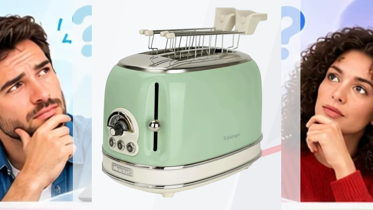 Tostadora Ariete Vintage 155 810W 2 Ranuras Verde