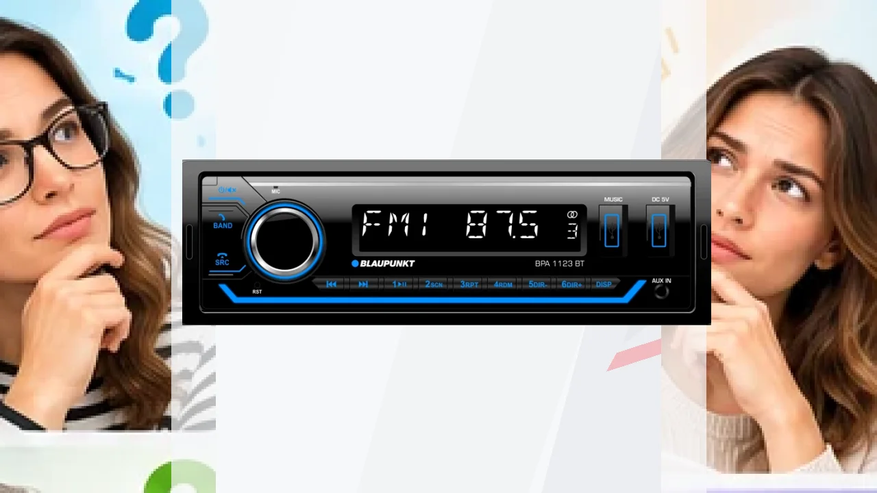 Autorradio Blaupunkt BPA 1123 BT 1 DIN Bluetooth