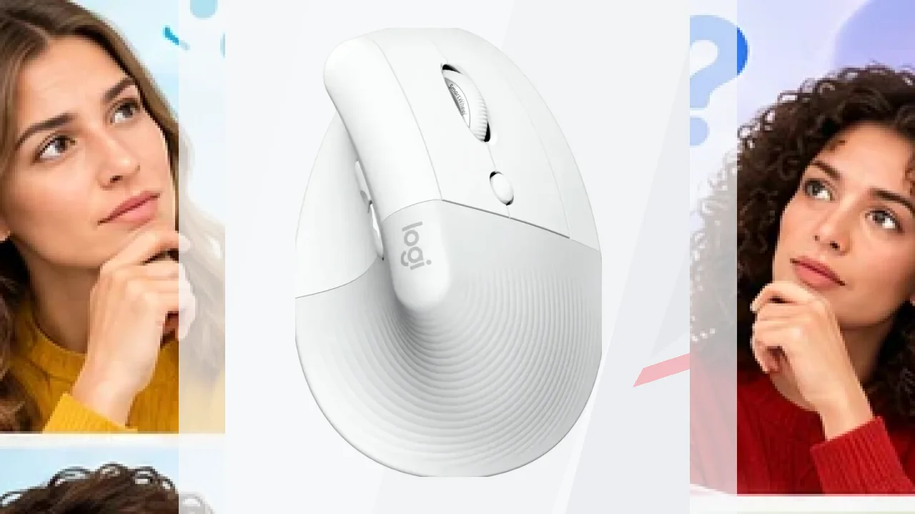 Ratón Logitech Lift for Mac Vertical Gris Inalámbrico