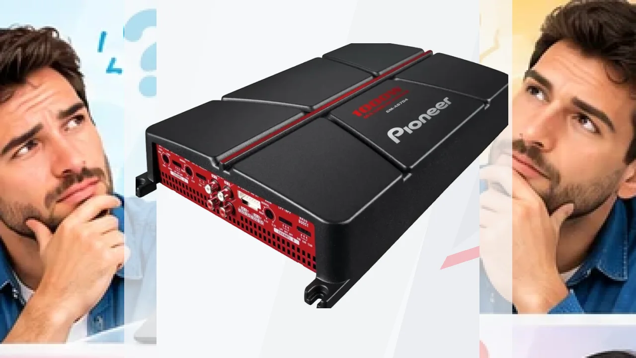Amplificador de coche Pioneer 4 canales 60W x 4 RMS Negro GM-A6704