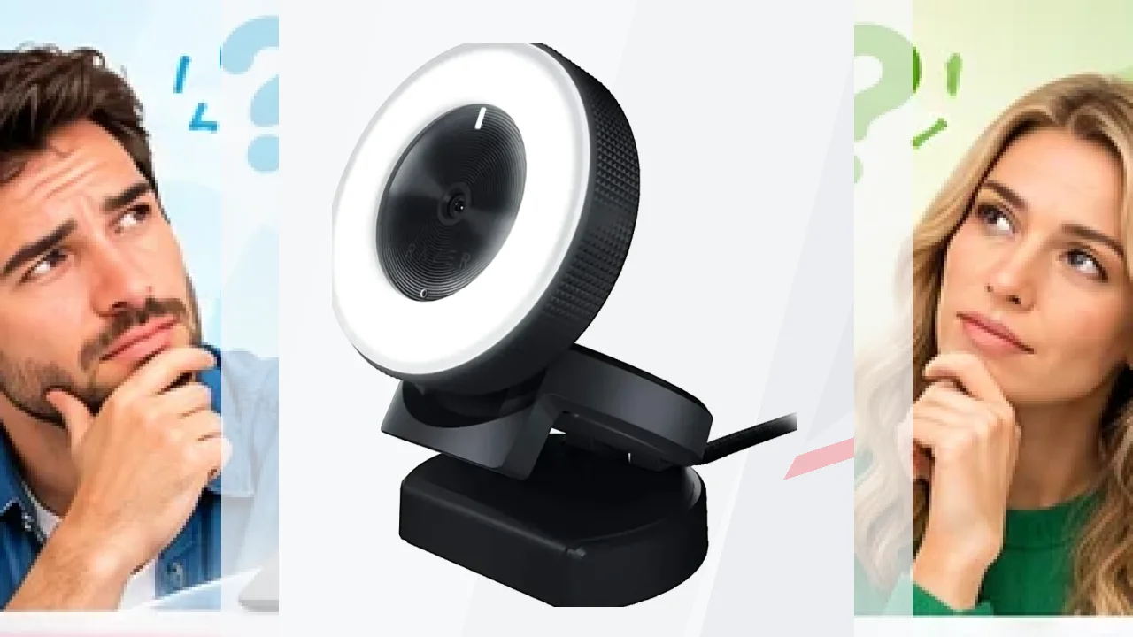 Webcam Razer Kiyo Full HD Micrófono USB Negro